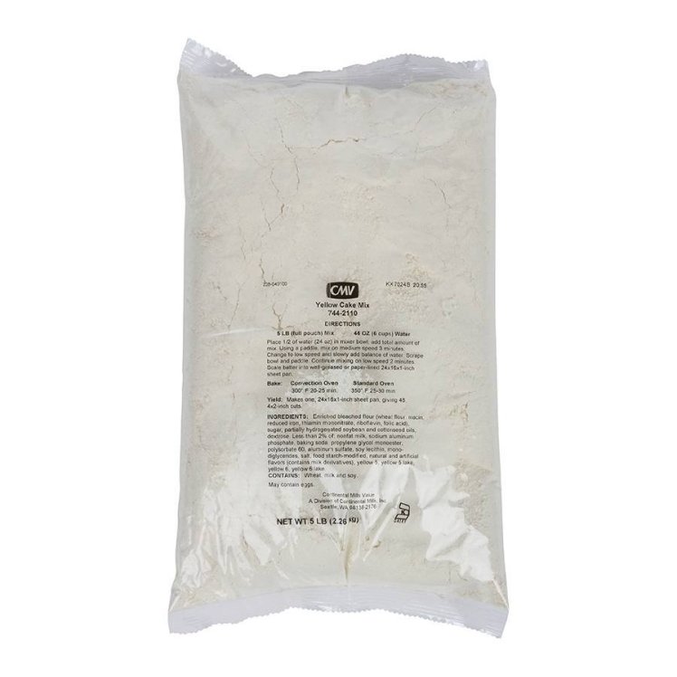 CONTINENTAL MILLS ADD WATER YELLOW CAKE MIX