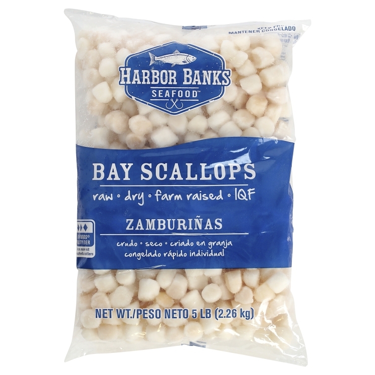 HARBOR BANKS BAY SCALLOP DRY RAW 80-120 CT