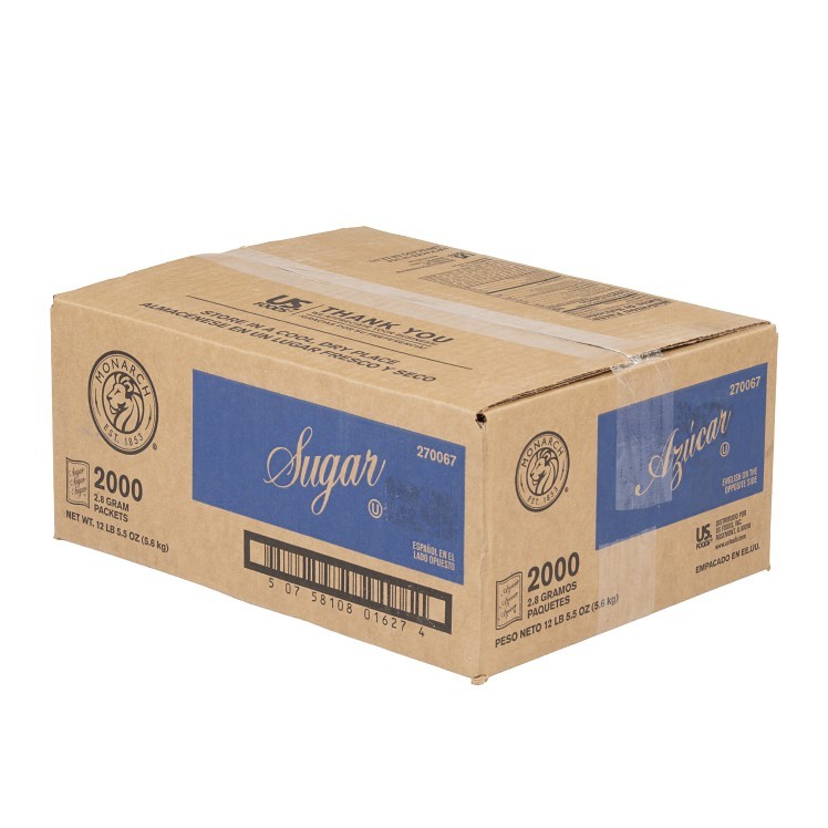 MONARCH GRANULATED SUGAR PACKETS