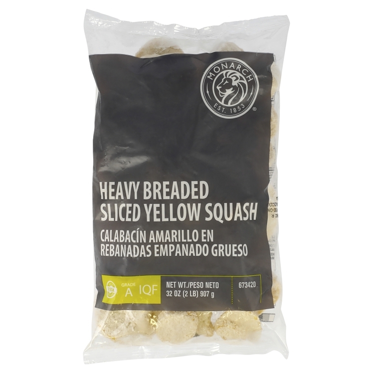 MONARCH APPETIZER HEAVY BREADED SQUASH APPETIZER FROZEN
