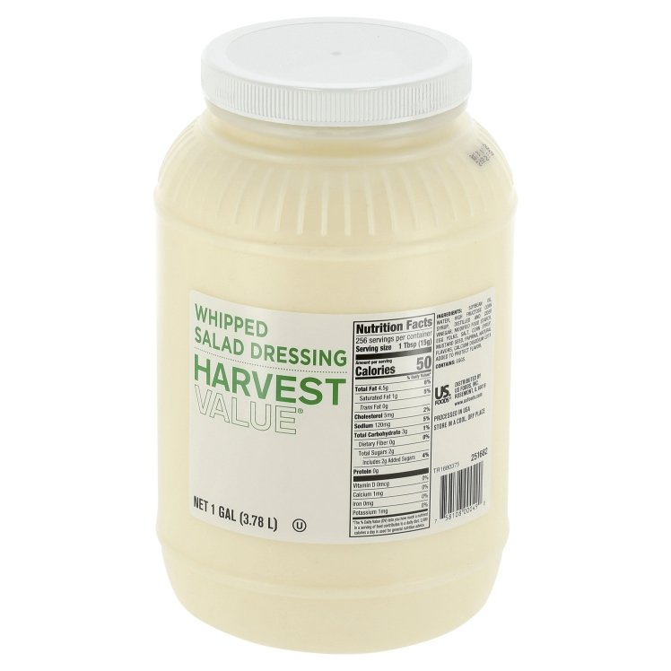 HARVEST VALUE SALAD DRESSING WHIPPED PLASTIC BOTTLE