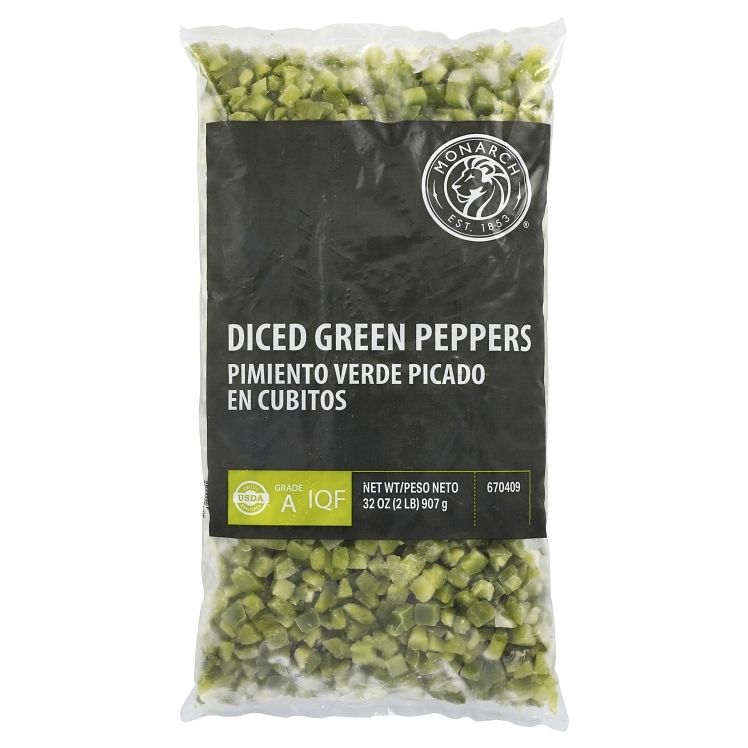 MONARCH PEPPER DICED GREEN BELL PEPPER