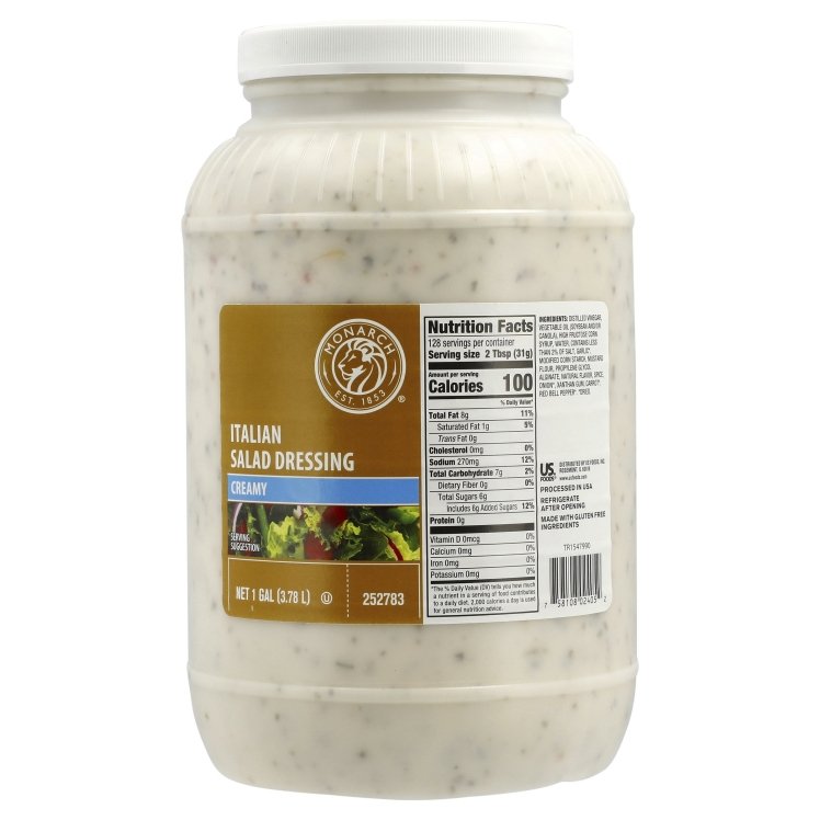 MONARCH CREAMY ITALIAN SALAD DRESSING