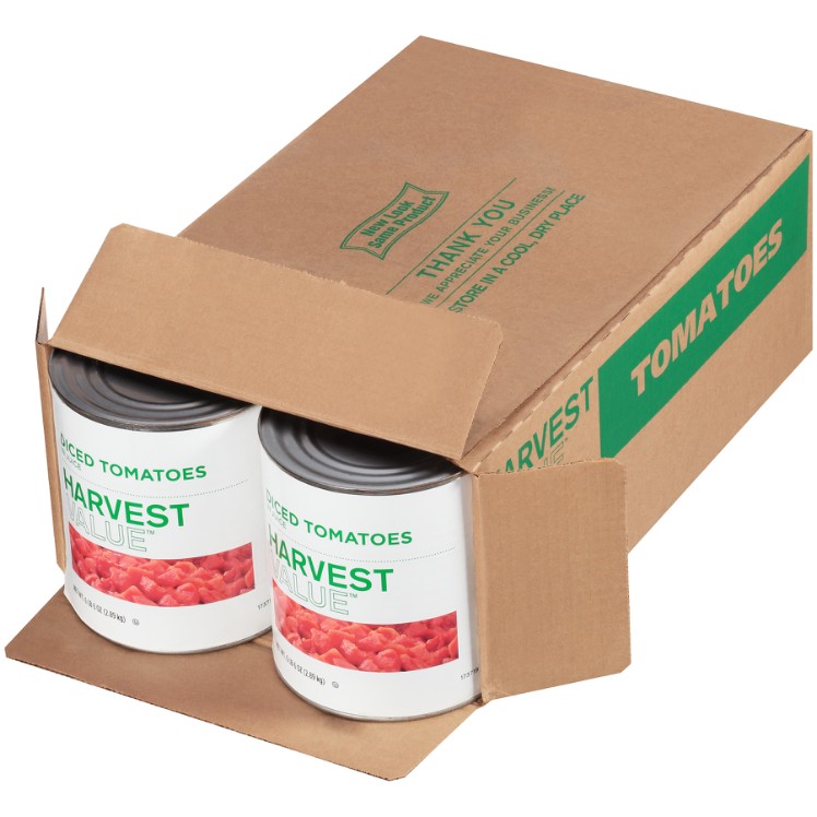 HARVEST VALUE DICED TOMATOES IN JUICE