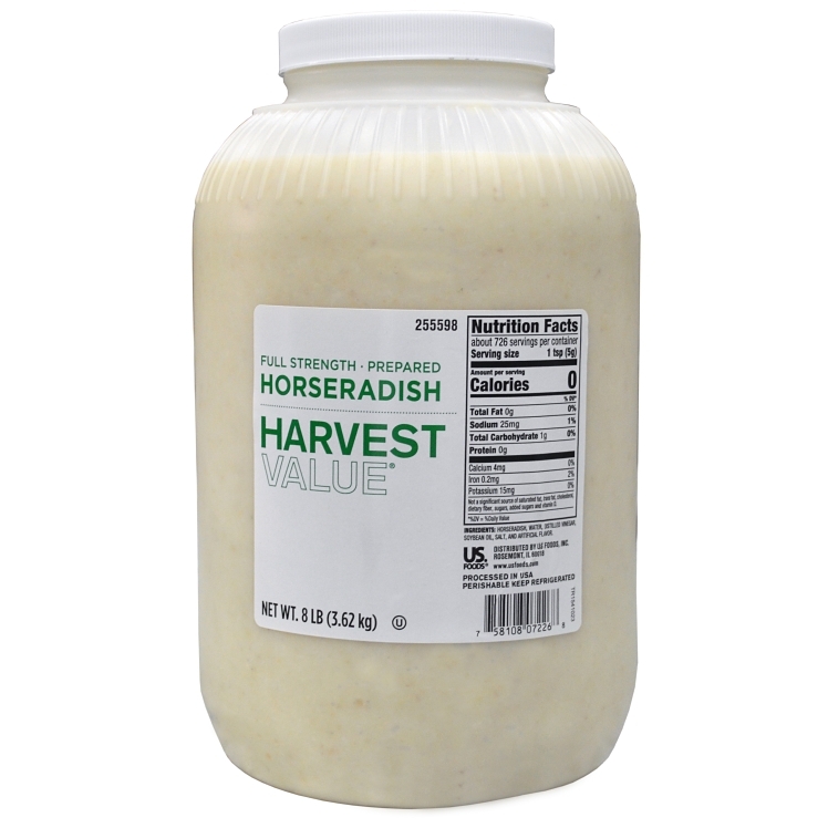 HARVEST VALUE HORSERADISH PURE PREPARED