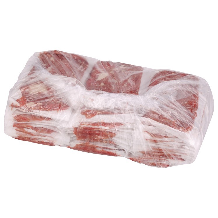 PHILADELPHIA CHEESESTEAK BEEF PHILLY FLAT SLICED RAW FROZEN 4 OZ