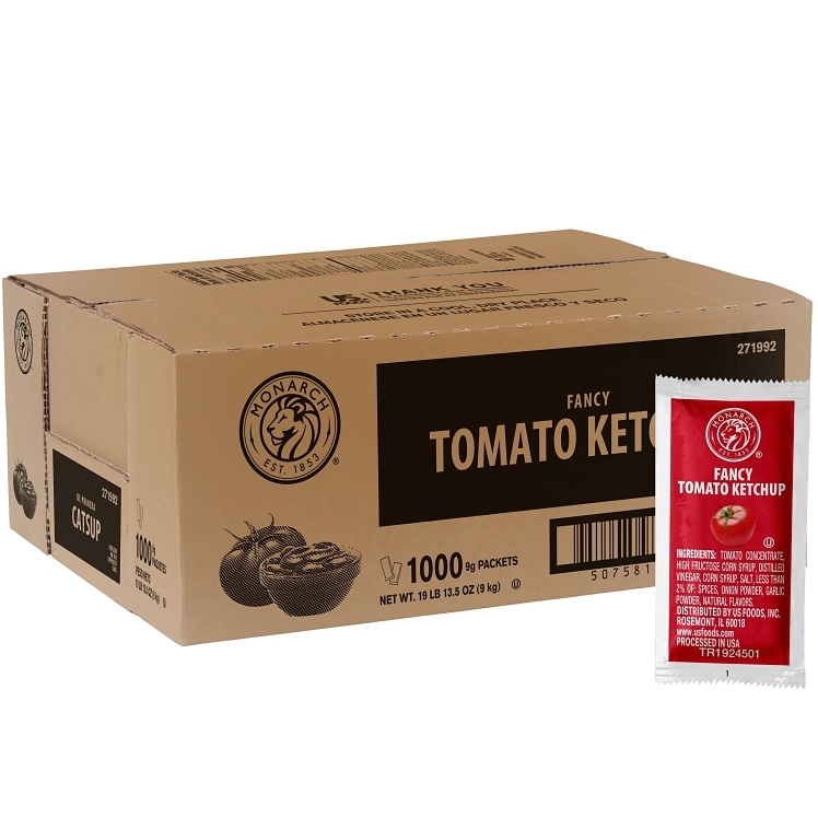 MONARCH FANCY TOMATO KETCHUP PACKETS