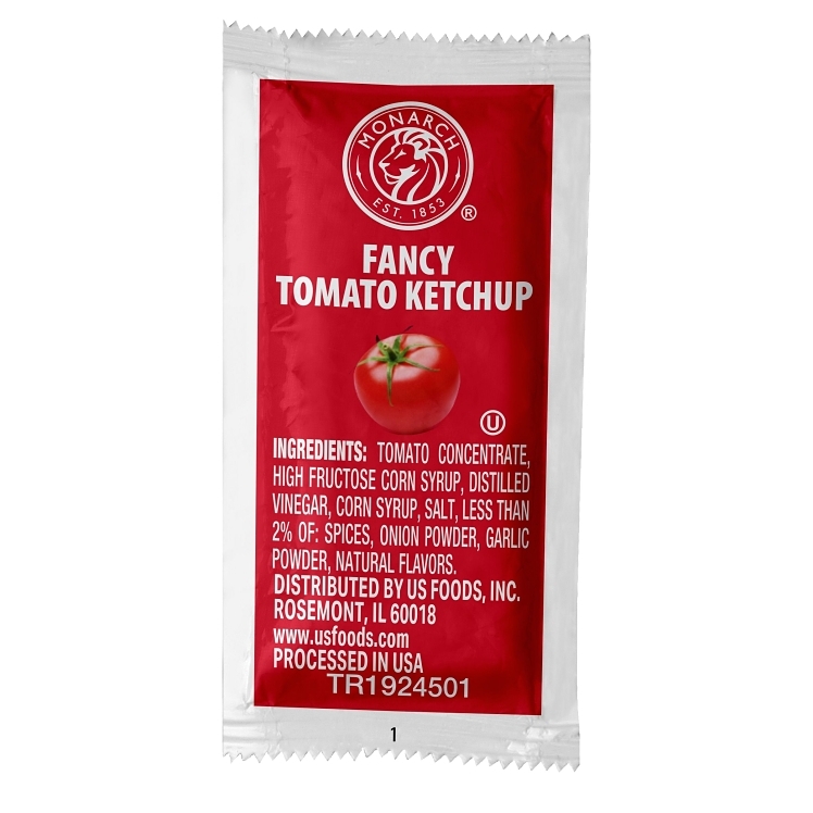 MONARCH FANCY TOMATO KETCHUP PACKETS