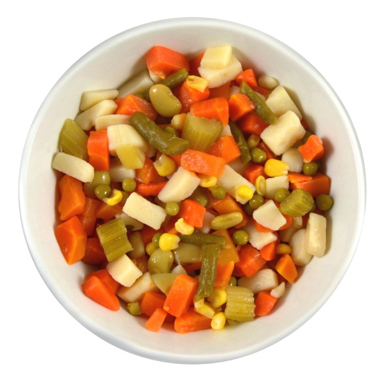 HARVEST VALUE VEGETABLE MIX CUT CANNED