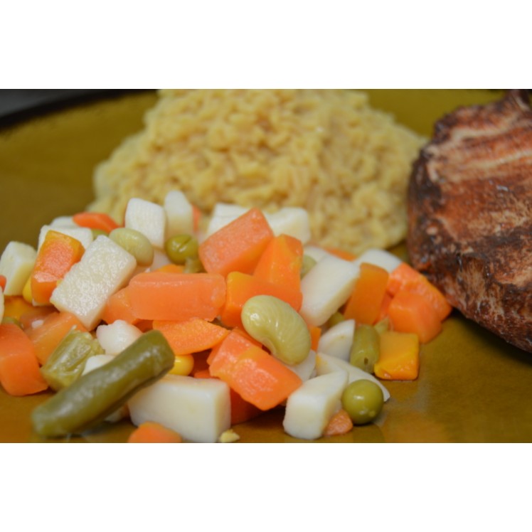 HARVEST VALUE VEGETABLE MIX CUT CANNED