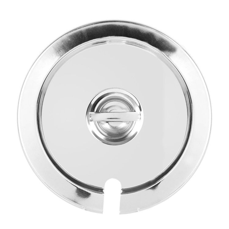SUPERIOR CES COVER INSERT PAN 7 QUARTS ROUND STAINLESS STEEL