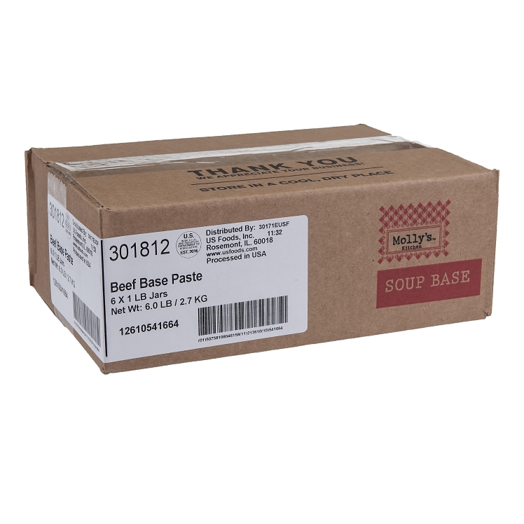 MOLLY'S KITCHEN BEEF PASTE NO MSG SHELF STABLE SOUP BASE