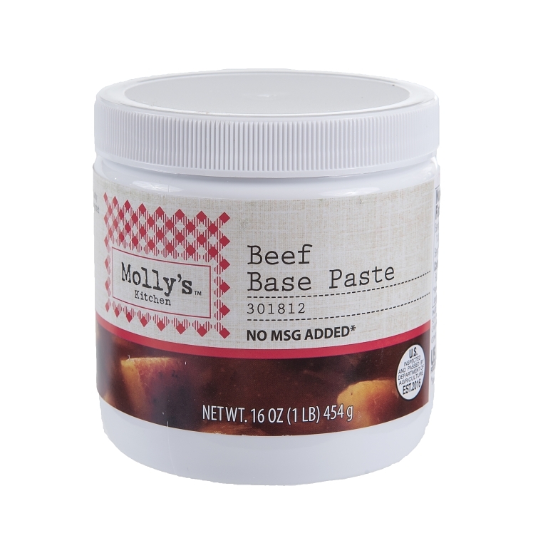MOLLY'S KITCHEN BEEF PASTE NO MSG SHELF STABLE SOUP BASE