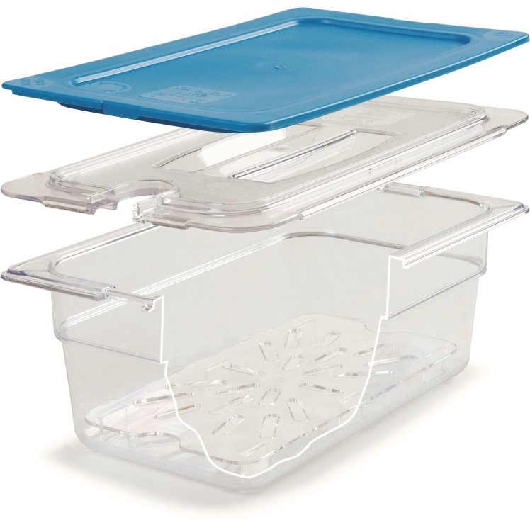 CARLISLE FOODSERVICE PRODUCTS DRAIN INSERT FULL SIZE PLASTIC FOR FOOD STORAGE PAN