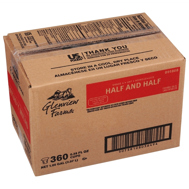 GLENVIEW FARMS HALF & HALF SINGLES