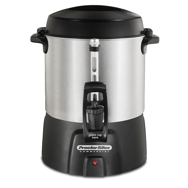 HAMILTON BEACH URN COFFEE POUROVER 40 CUP ALUMINUM