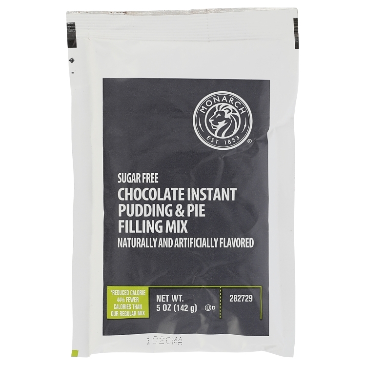 MONARCH CHOCOLATE PUDDING MIX, READY TO EAT SUGAR-FREE