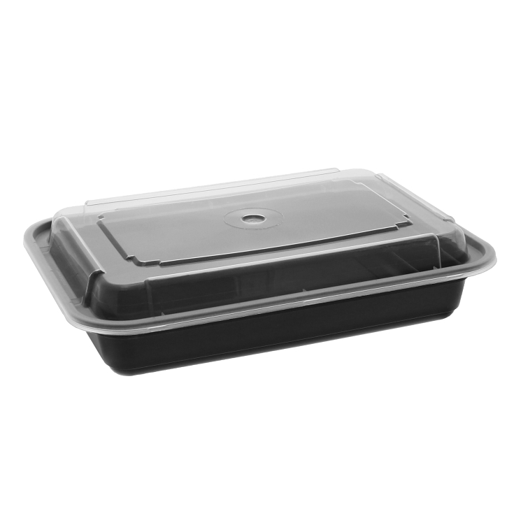 PACTIV CONTAINER, 28 OZ 1 COMPARTMENT PLASTIC WITH