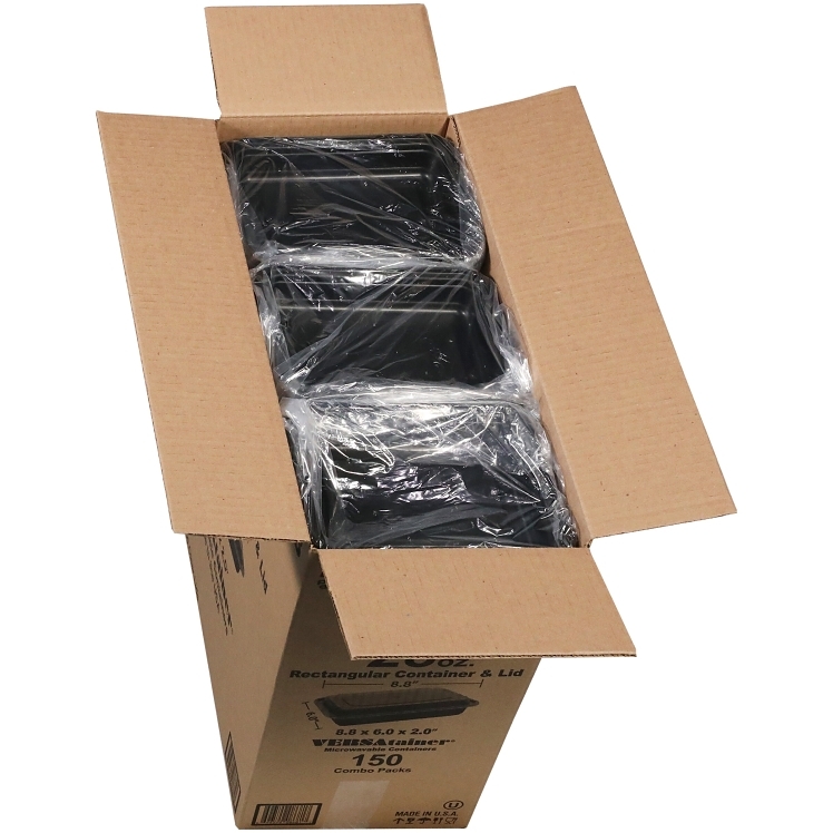 PACTIV CONTAINER, 28 OZ 1 COMPARTMENT PLASTIC WITH