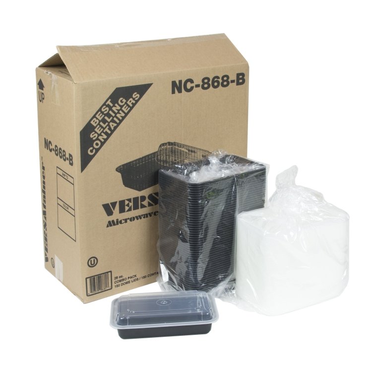 PACTIV CONTAINER, 28 OZ 1 COMPARTMENT PLASTIC WITH