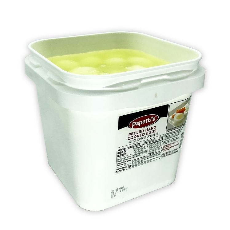 PAPETTI'S HARD COOKED PEELED WHOLE EGG IN BRINE