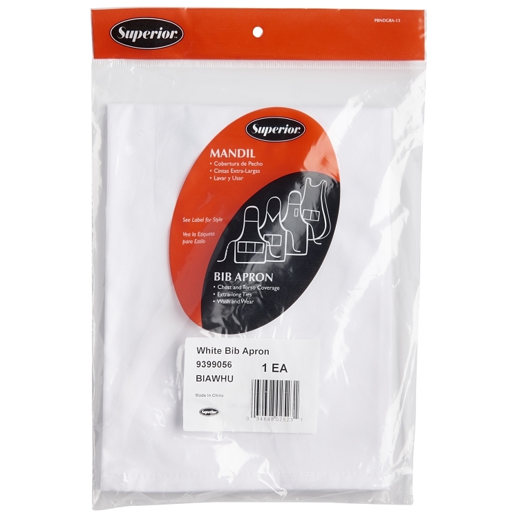 APRON, BIB 33X32 65/35 COTN