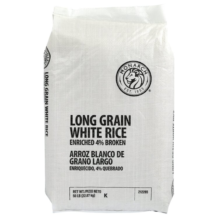 MONARCH LONG GRAIN WHITE RICE 4%