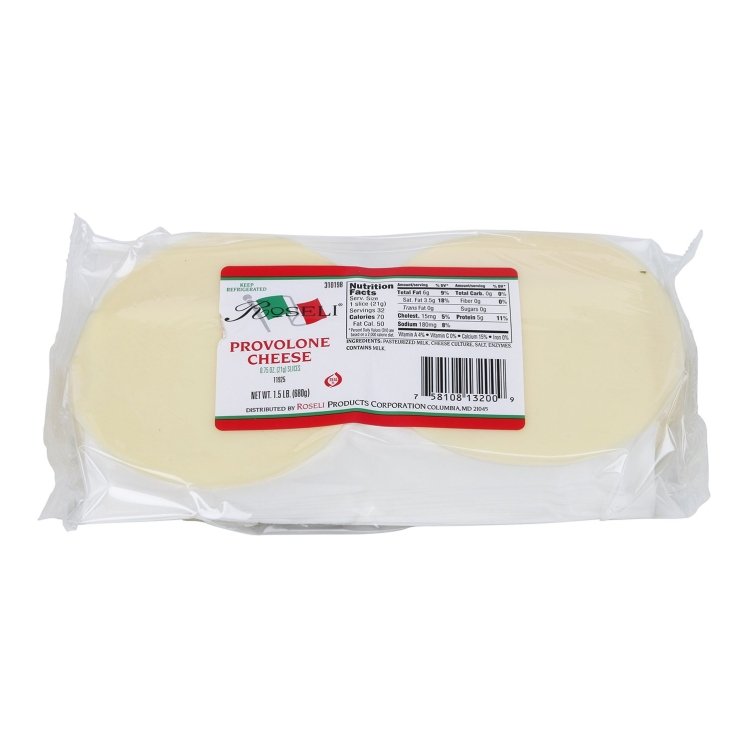 ROSELI PROVOLONE CHEESE .75OZ SLICES TWIN PACK