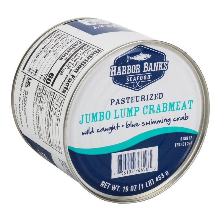 HARBOR BANKS PASTEURIZED JUMBO LUMP LEG BLUE CRABMEAT
