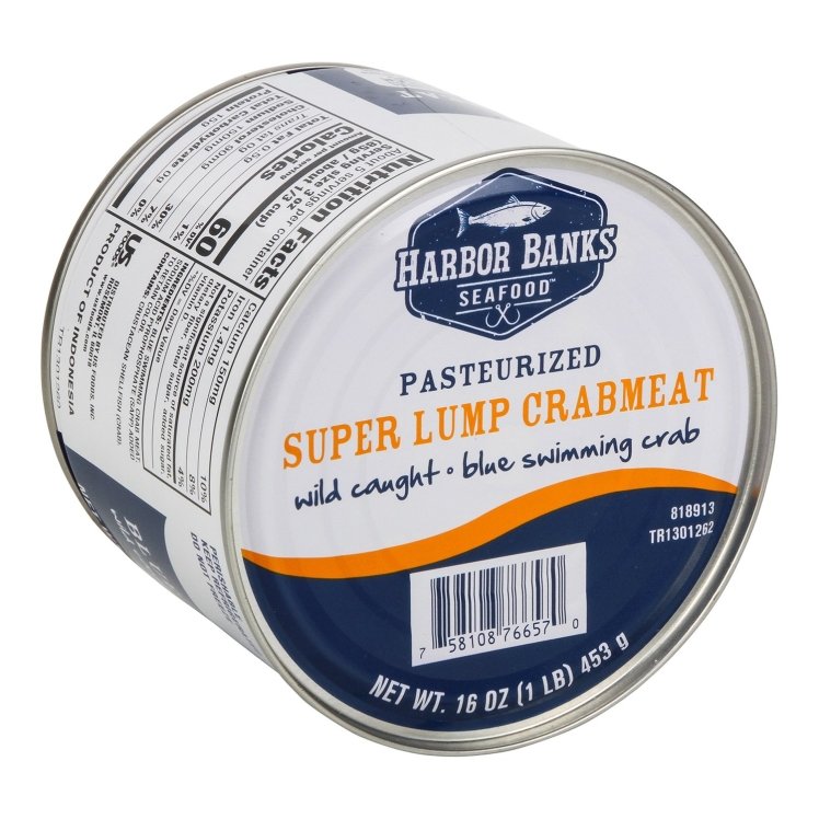 HARBOR BANKS PASTEURIZED SUPER LUMP BLUE CRABMEAT