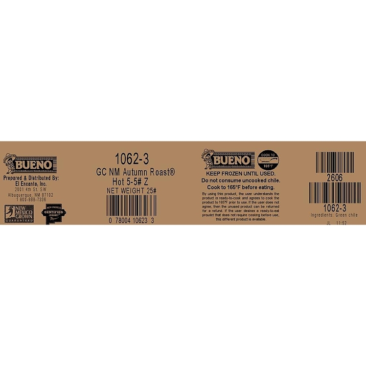 BUENO CHILI CHOPPED GREEN PEPPER HOT
