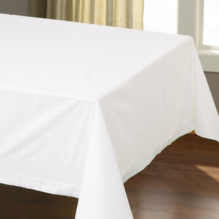 MONOGRAM 54 X108 IN POLY TISSUE TABLECOVER