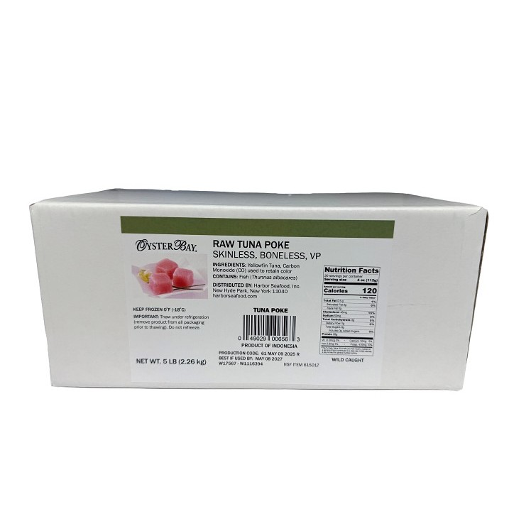 OYSTER BAY YELLOWFIN TUNA CUBES 1.3 CM
