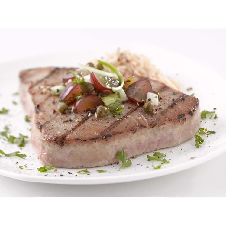 OYSTER BAY YELLOWFIN TUNA STEAK 8 OZ