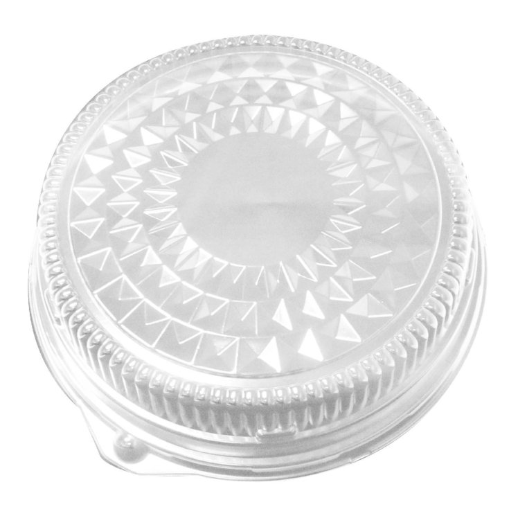 LID, TRAY 12  RND DOME PLST