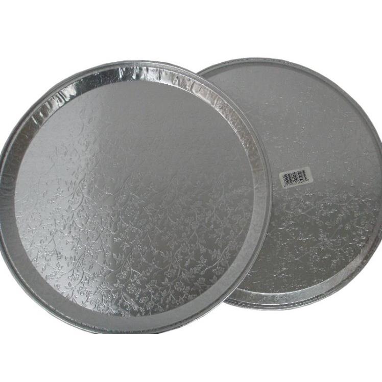 DURABLE PACKAGING 16 INCH FLAT .56 DEEP FOIL SERVING TRAY