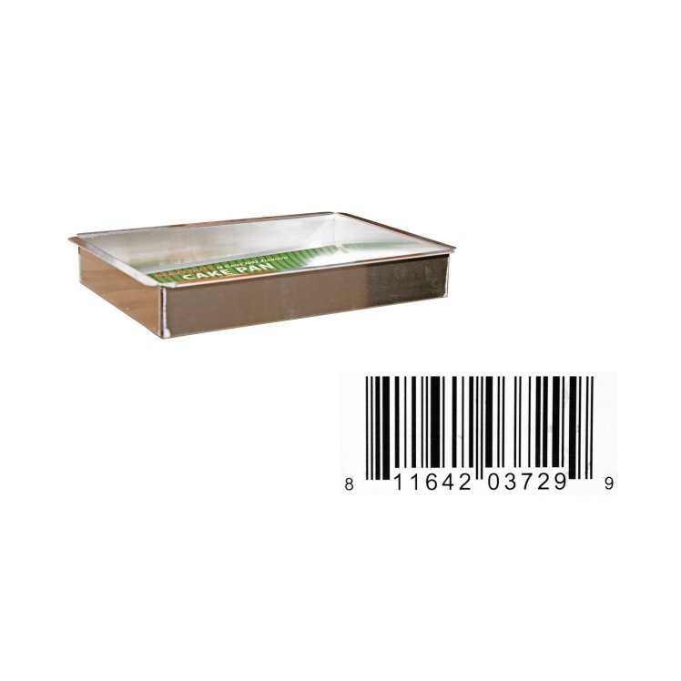 FOCUS CAKE PAN ALUMINUM 13 INCH X 9 INCH X 2 INCH