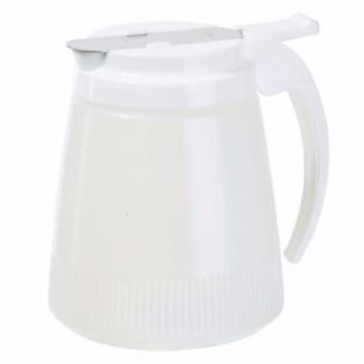 Winco Plastic Syrup Dispenser with Slide Cover 32 oz