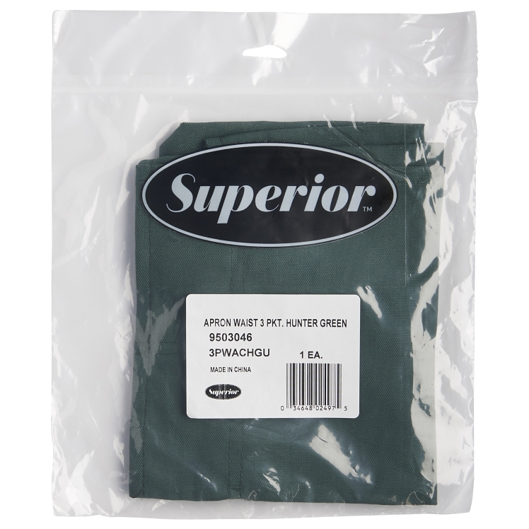 SUPERIOR/CES APRON WAIST 25X11 POLY COTTON