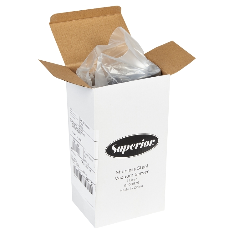 SUPERIOR CES STAINLESS STEEL 1 LITER BEVERAGE SERVER