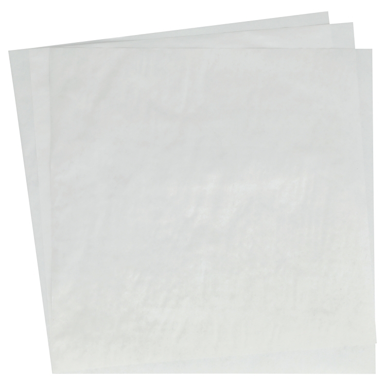 MONOGRAM FLAT WHITE 12X12 INCH WAX PAPER WRAP