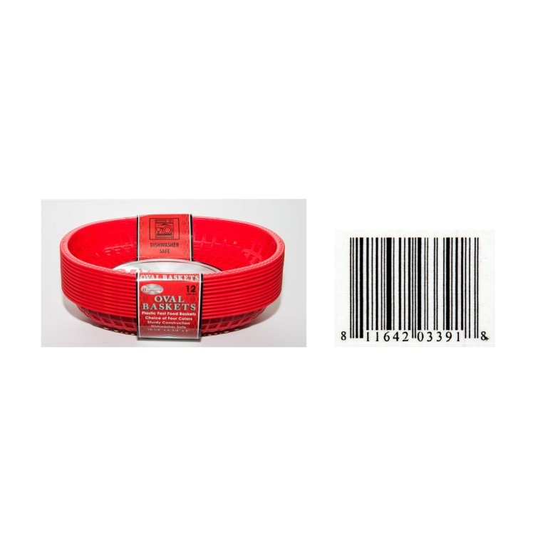 Winware Plastic X X Food Basket