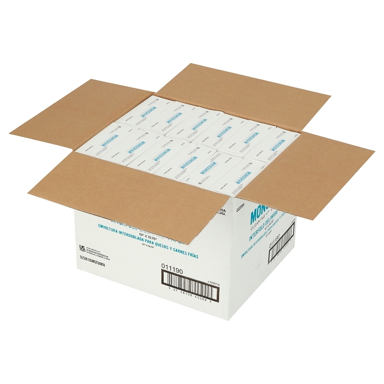 MONOGRAM WAX PAPER WRAP 10.75X10 WHITE