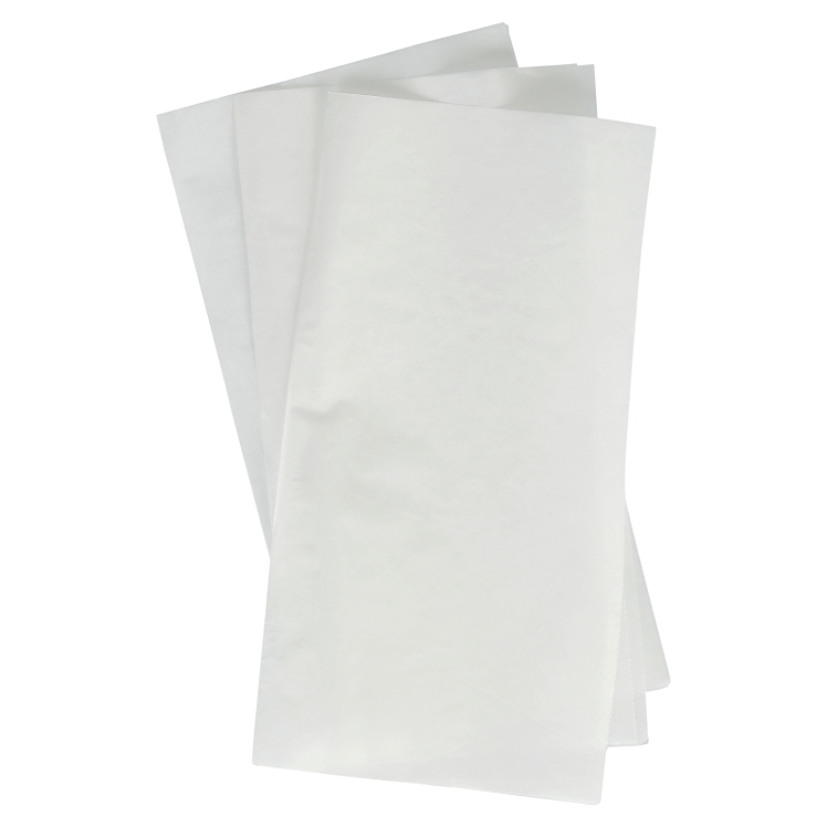 MONOGRAM WAX PAPER WRAP 10.75X10 WHITE