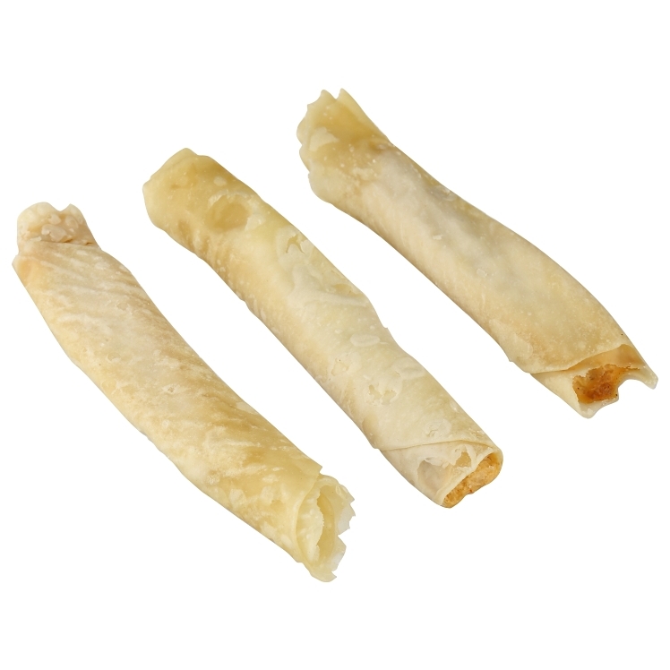 STATE FAIR / TYSON CRISPITOS FULLY COOKED CHICKEN AND CHEESE FILLING IN A FLOUR TORTILLA