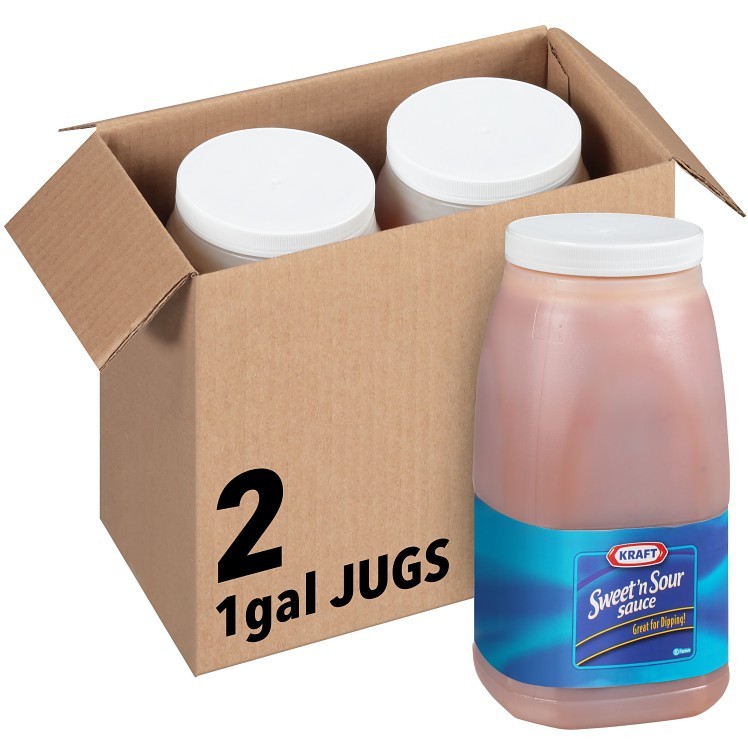 KRAFT SWEET & SOUR SAUCE ORANGE PLASTIC