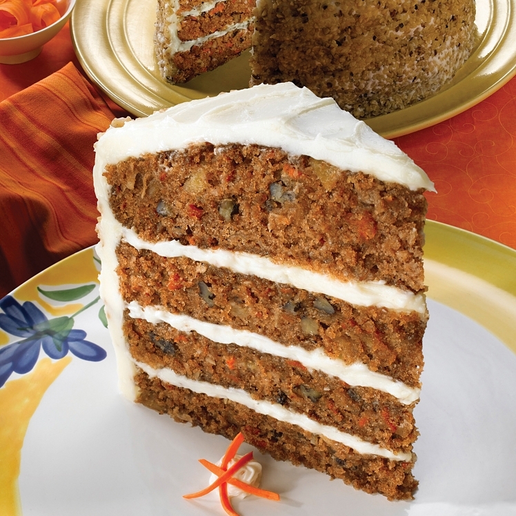 DEVONSHIRE ICED LAYER CARROT CAKE