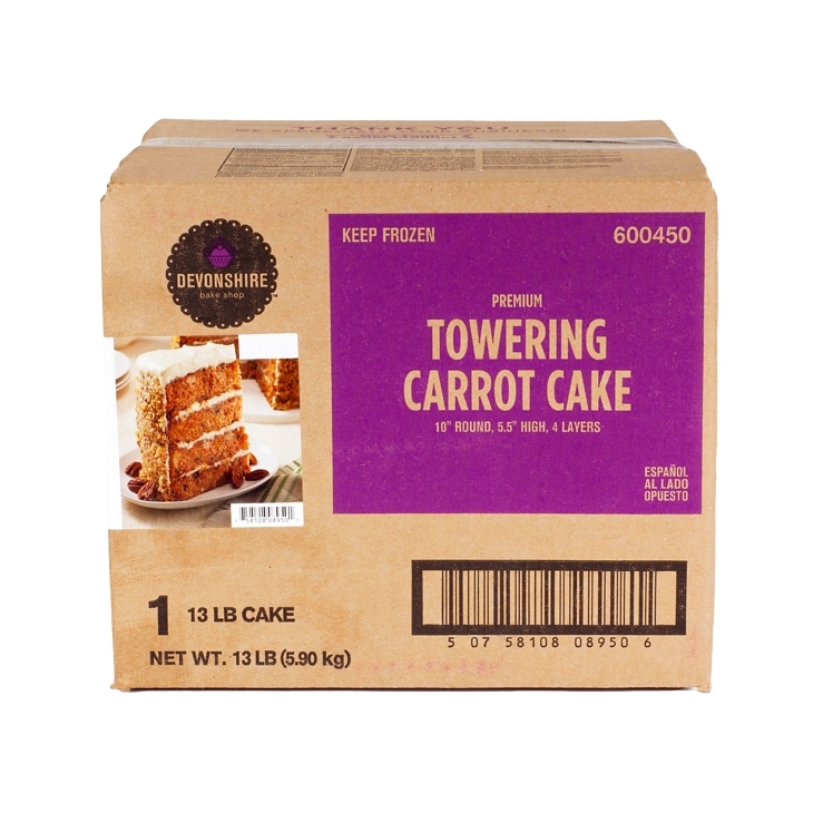 DEVONSHIRE ICED LAYER CARROT CAKE