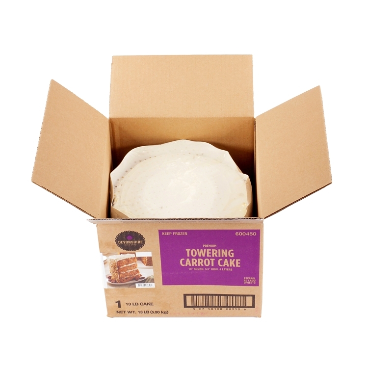 DEVONSHIRE ICED LAYER CARROT CAKE