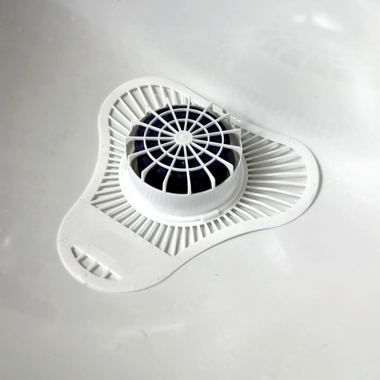 MONOGRAM DEODORIZER, URINAL SCREEN WITH BLOCK